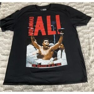 Hybrid Muhammad Ali The Greatest Of All Time Mens‎ Black XL Graphic Tee NWOT